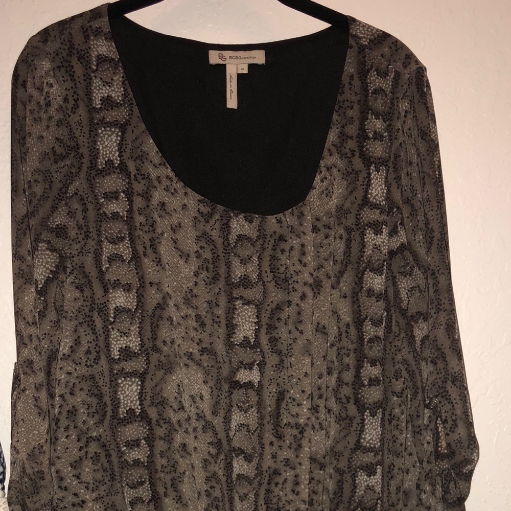 BCBG Animal Print Dress